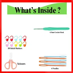 qroof Crochet Kits for Beginners with Yarn , Crochet Hooks Supplies image 3