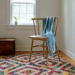 Multicolor Jute Geometric 72 x 48 Inches Hand Woven Dhurrie-image-52