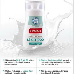 babyhug Milk Protein Formula Daily Tear Free Shampoo image 3
