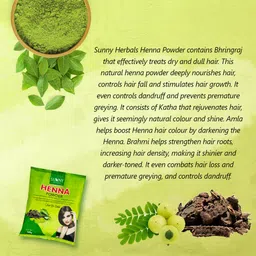 sunny herbals Henna Powder with Arnica 200gm - Pack 2 image 4