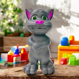 mahi zone Talking Tom Cat Toy For Kids Intelligent Speaking Repeats & Music_M469-picture-12