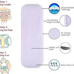 moonkiss Premium Baby Cloth Diaper–Washable, Adjustable & Leak-Proof Fabric image 2