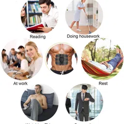 dominic 6 Pack Body Mobile-Gym Wireless Muscle Exerciser Training Device Body Massager image 5