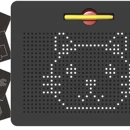 Magnetic Drawing Board with Pen & 10 Fun Pattern Cards for Kids-image-34