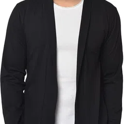 unicus apparel Men Jacket Style Full Sleeve Black Shrug-picture-12