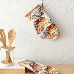 house this Hemis Gompa Multi Cotton (Set of 2) Gloves-picture-27
