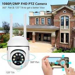 kanyansh 3MP|Wi-Fi|360°Pan Tilt|Night Vision|2-Way Talk|Motion Detection Home Smart Wi-Fi Security Camera image 4