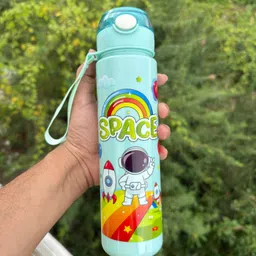 kswe Water Bottle for Kids Girls & Boys | Cute Leakproof BPA Free School Bottle 900 ml Water Bottle image 1