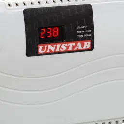 UNISTAB US100DF 3 Amps Voltage Stabilizer For Up to 600 L Refrigerator (130 - 270 V, Advance Overheat Protection, Grey) image 5