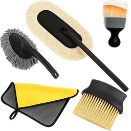 cazlee Premium Car White Duster Wet and Dry Duster image 1