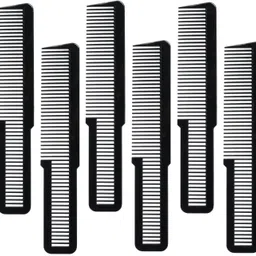 e-dunia Flat Top Cutting Comb,Carbon Clipper Cutting Comb, Black Professional Grade [6]-picture-18