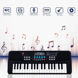 kidzblend 37 Key Piano Keyboard Toy with Recording and Mic and Adapter for Power image 4