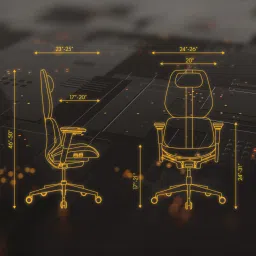 pelican essentials Model X3 Gaming Chair In Ember Colour image 2