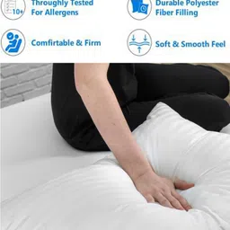 flipkart smartbuy Polyester Fibre Stripes Cushion Pack of 2 image 3