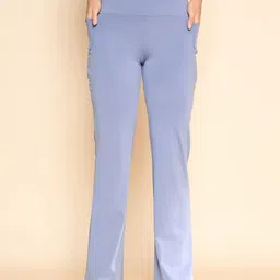 color capital Solid Women Blue Tights image 2