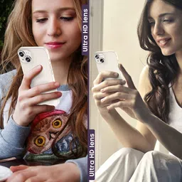 CASELIA Camera Lens Protector for iPhone 14, iPhone 14 plus silver diamond camera lens protector, iPhone 15/iPhone 15 Plus image 4