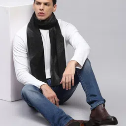 MONTE CARLO Self Design Men Muffler image 5