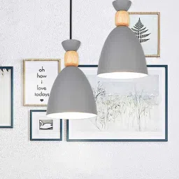 homesake Nordic Minimaslist Macaron Iron With Hanging Light (Grey & Beige)-picture-14