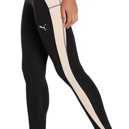 puma Color Block Women Black Tights image 2