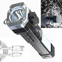 jammy zones LED Flashlight with Magnets,hammer Torch Multi-Function Emergency Survival J23 Torch-picture-38