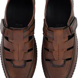 vepers Ethnic Roman Sandals for Men, Comfortable & Durable Footwear Slip On For Men image 3