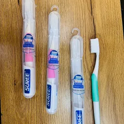 suree imported premium silicone tooth brush white 3 pcs Ultra Soft Toothbrush-picture-27