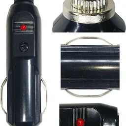 vahissh life inc Plug 12V Car Cigarette Lighter Power Male Socket Plug with 5A Fuse, Red LED Indicator Car Cigarette Lighter image 3