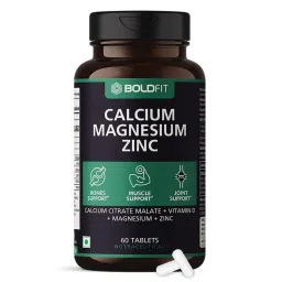 Boldfit Calcium Supplement 1000mg for Women and Men with Magnesium, Zinc, Vitamin D and B12 - Ideal for Bone and Joint Support-image-22