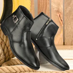 ranway Zipped-Resistance Boots For Men Boots For Men-picture-22