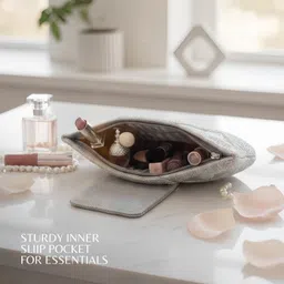 hunar Party White Clutch image 5