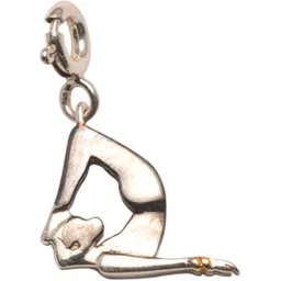 Fourseven Jewellery Pure 925 Yoga Girl in Locust Pose Charm Sterling Silver Link Charm-picture-17