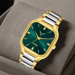 fnb Elegant Series Square Analog Quartz For Men/Boys Analog Watch Analog Watch - For Men RD-1862-Green-picture-19