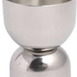 upalabdh 1 PC Stainless Steel Damru Jigger 1 PC Peg Measure Shot Glass Decanter image 2
