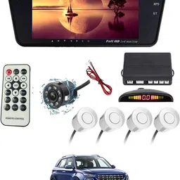 maties 7Inch Rearview Monitor Mirror with Touch Button,Camera & White sensor 239 Black LCD-picture-34