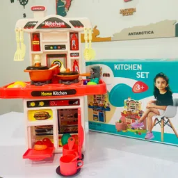 gomzy Kitchen Play Set Non Toxic Plastic Unbreakable Toys for Girls kitchen toy image 2