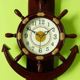gangaram creation Analog 33 cm X 26 cm Wall Clock image 1