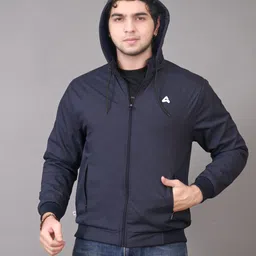 sovian Men Solid Casual Jacket image 5