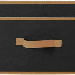 imcreations Multipurpose Rectangular Foldable Storage Box Organizer & Side Handle Set of 3 Storage Box image 3