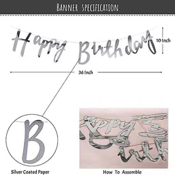 groovywings Solid Space Theme Happy Birthday Decoration Items for Boy & girl combo Balloon image 3