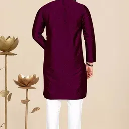 profisol Men Jacquard Kurta Pyjama Set image 2