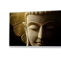 nestroots Canvas Framed Buddha illuminated painting Wall Painting image 5