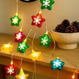 homesake 14 LEDs 4.5 m Multicolor Flickering Star Rice Lights image 5
