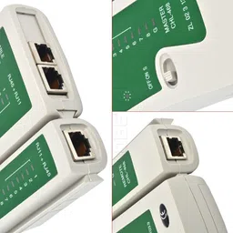 Teratech Network Cable Tester RJ45 RJ11 RJ12 Cat5 Detachable Portable Multifunction LAN Networking Cable Testing Tool Kit with Battery for Network Interface Card Network Interface Card image 3