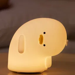 unzag Cute New Baby Bedroom Décor-USB Touch Sensor Duck Soft Silicone Mini Size Gift Night Lamp image 1
