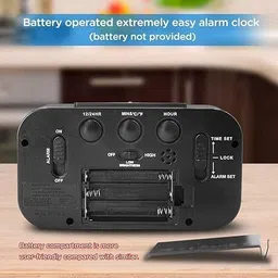 harikrishna Digital Black Clock image 4