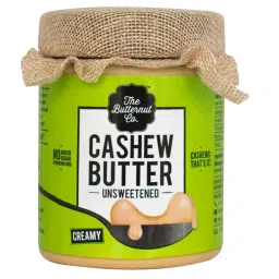 The Butternut Co. Cashew Butter Unsweetened 200g & Chocolate Hazelnut Spread Creamy 200 gm | Pack of 2 Combo image 2