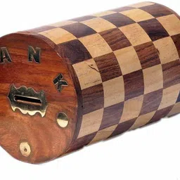 lyqart Wooden Handmade Money Bank | Gullak for Kids | Coin Box | Coin Bank for Kids | Money Bank for Adults | Money storage Box | Coin Storage Box | Gift Item Coin Bank-picture-14