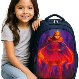 Princess Magic Star School Bag Waterproof School Bag-image-38