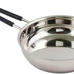 mohini steels Fry Pan 22 cm diameter 1.4 L capacity image 2