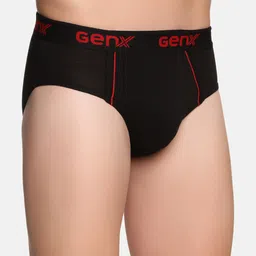 genx Pack of 5 Solid Men Brief image 3